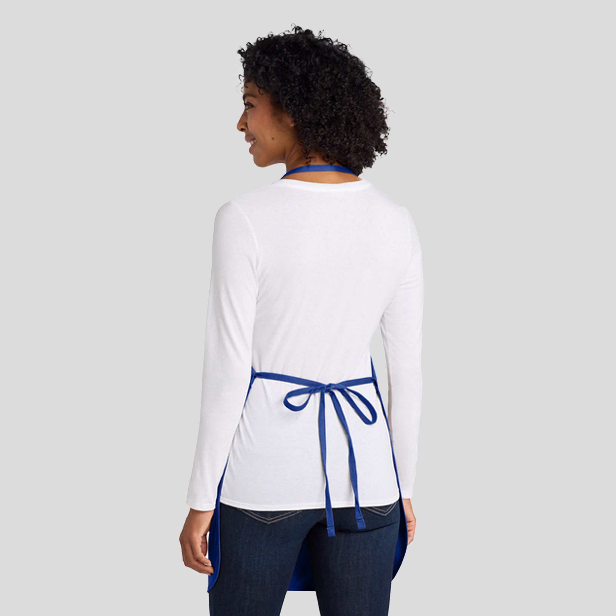 Full-Length Apron | Faded Blue