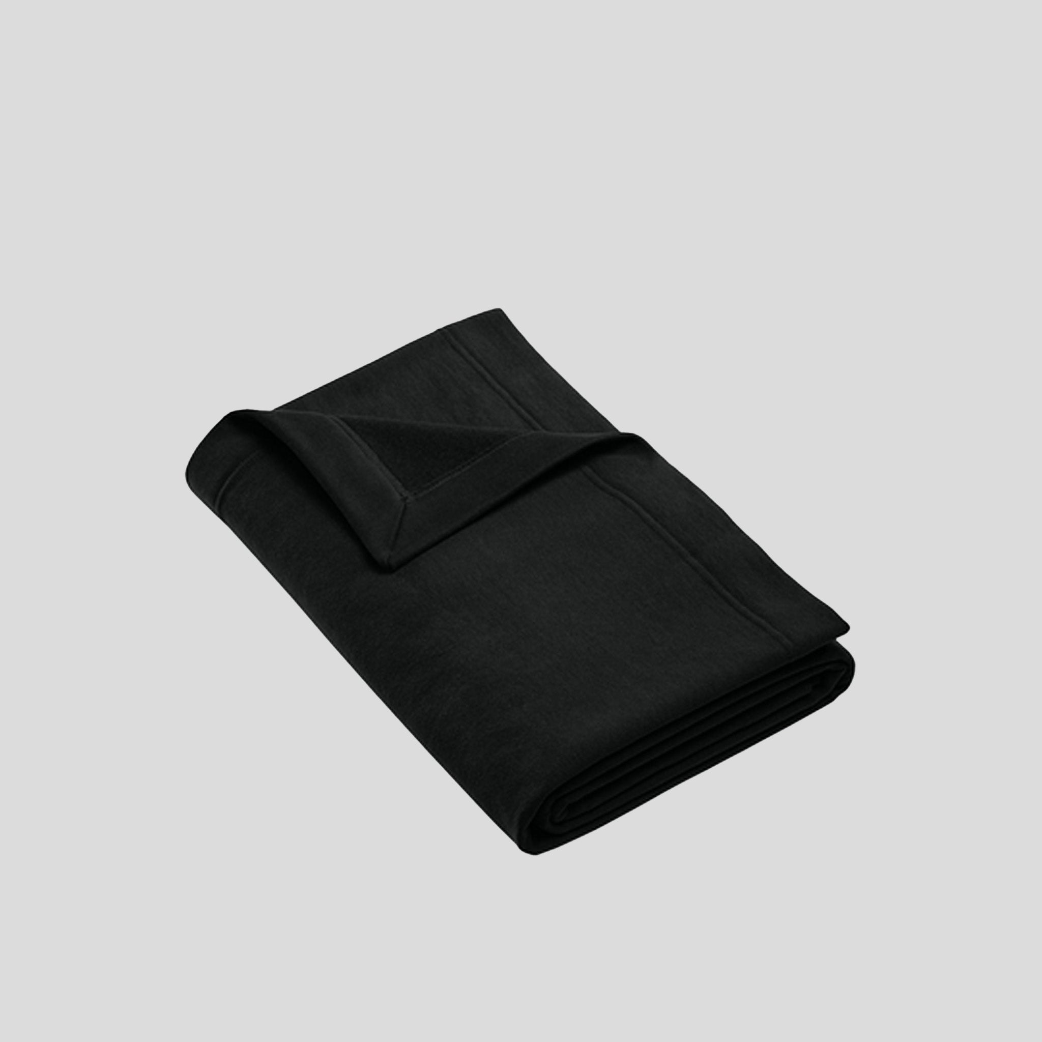 Heavy Blendβ’ Fleece Stadium Blanket | Black