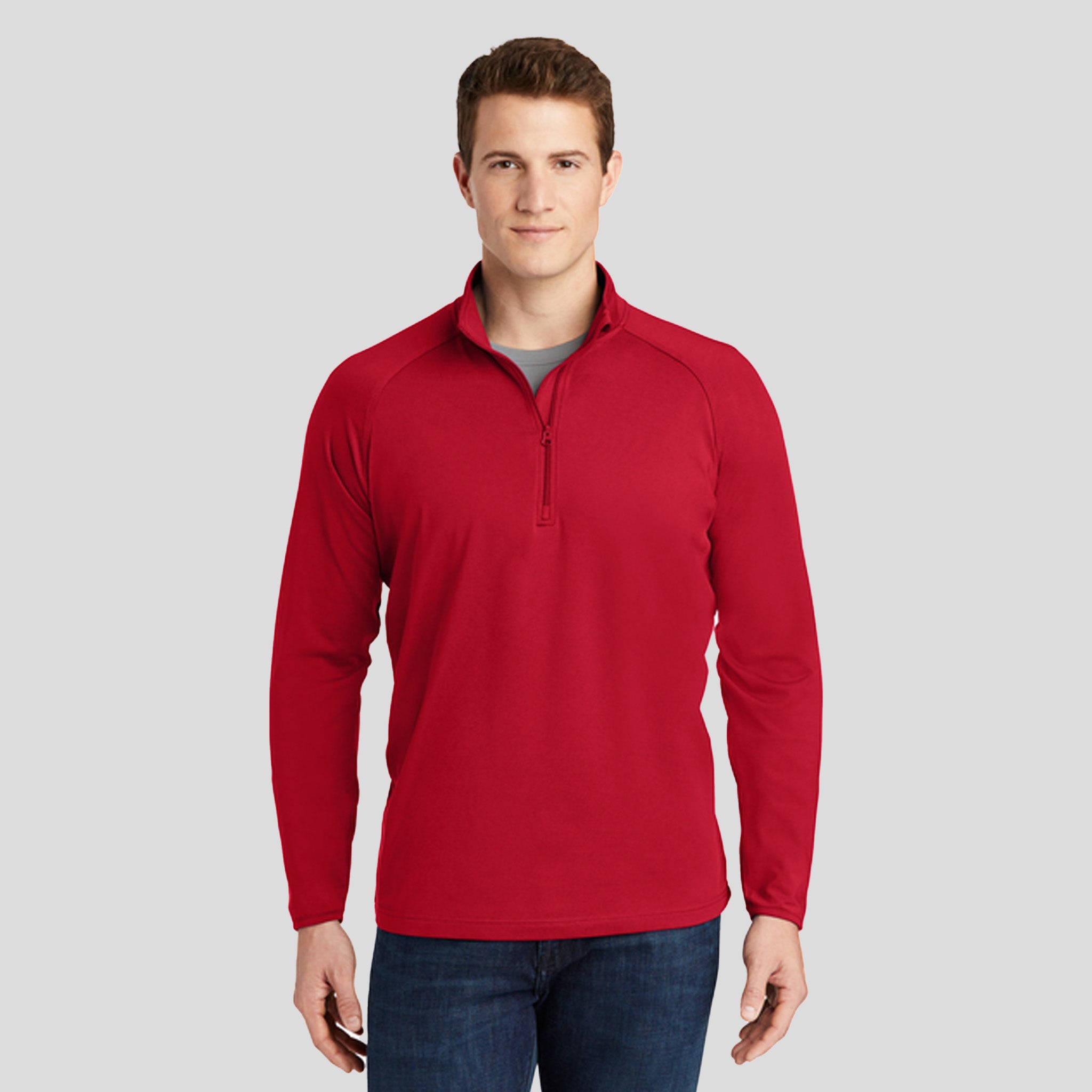 Sport-Wickยฎ Stretch 1/4-Zip Pullover | True Red