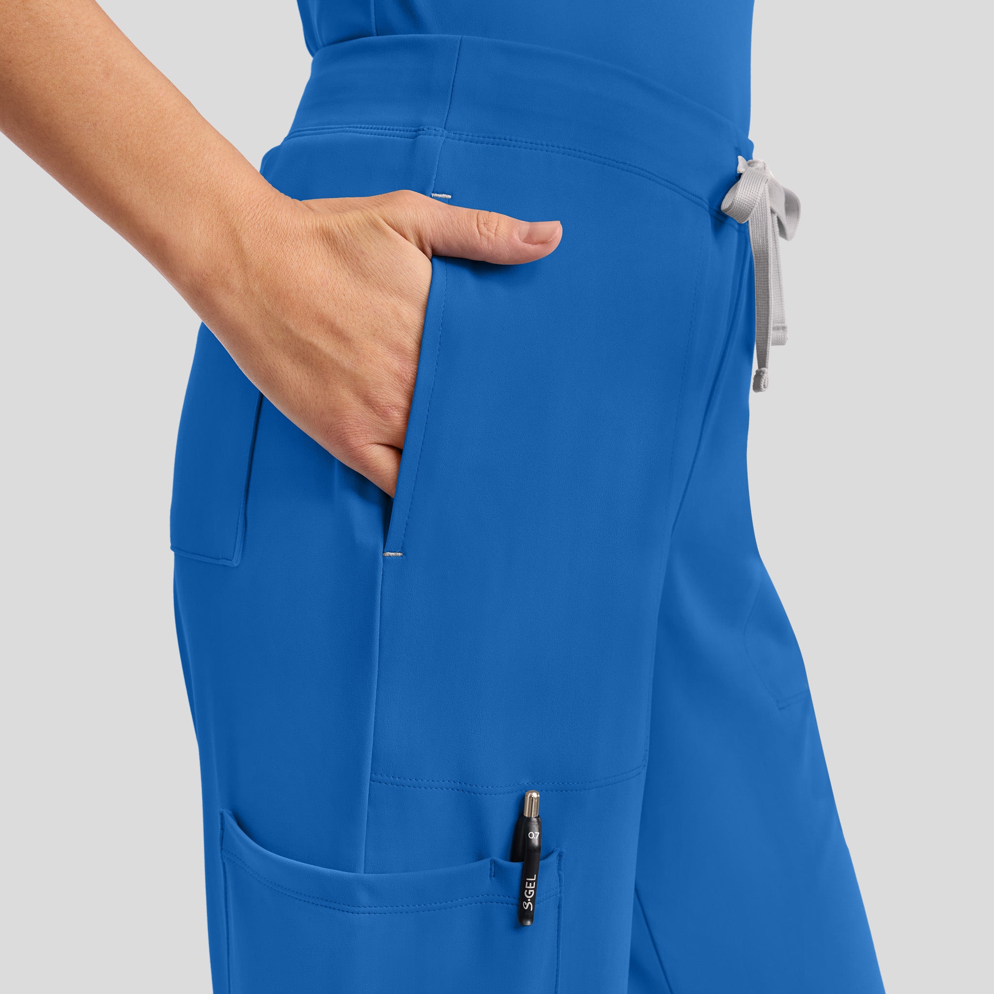 Achieve Pull-On Straight Leg Scrub Pant | Royal