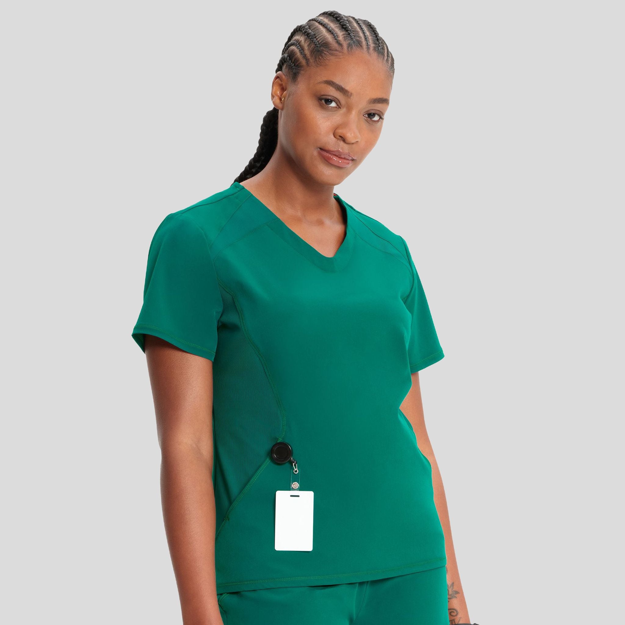 V-Neck Top | Hunter