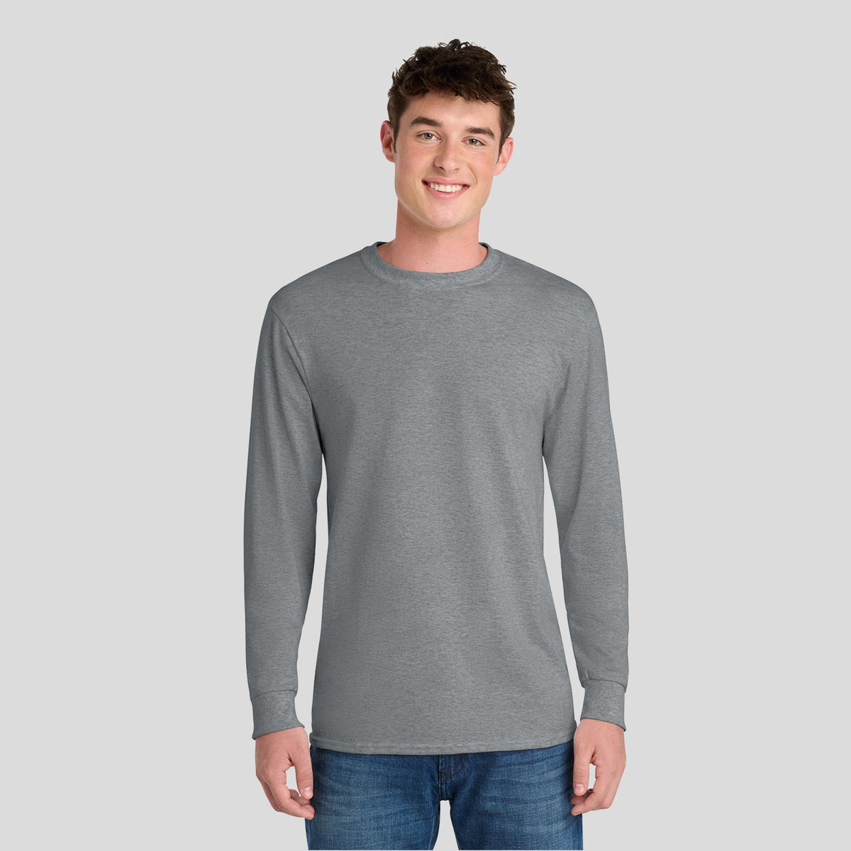 Long Sleeve Core Blend Tee | Athletic Heather